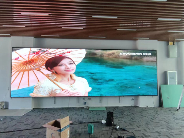 漳平P1.53led小间距屏安装案例